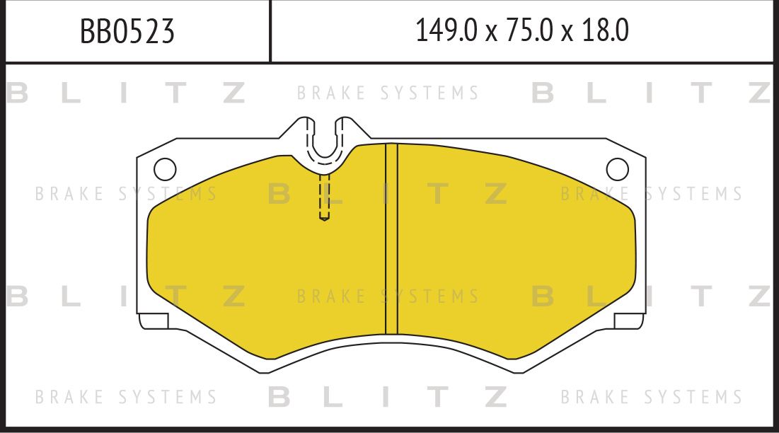 Колодки тормозные MB/VW W463/SPRINTER/LT 96- перед. (Blitz). Артикул BB0523