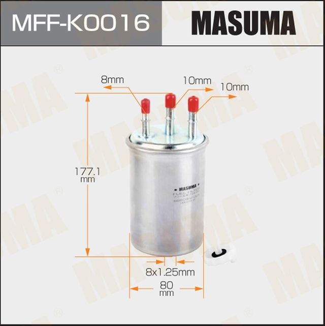 Топливный фильтр Masuma. Артикул MFF-K0016