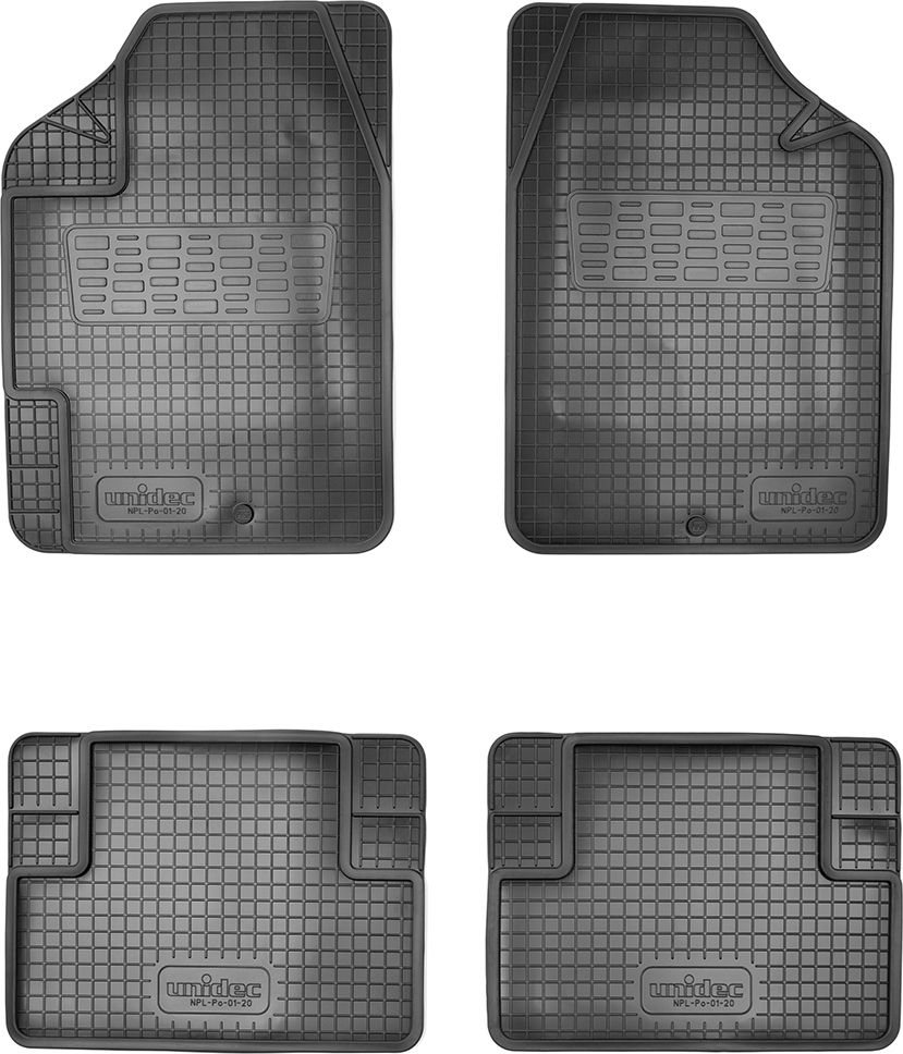 Коврики универсальные Норпласт без бортика для салона автомобиля. Артикул NPL-Po-01-20