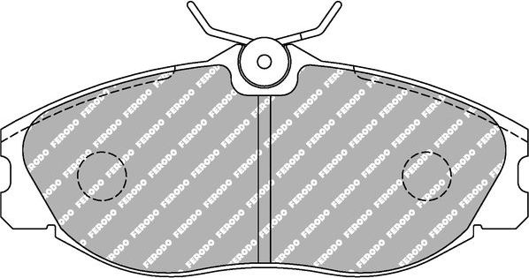 Тормозные колодки FERODO RACING DS2500. Артикул FCP1063H
