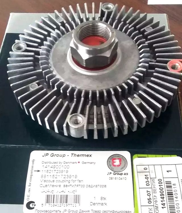 Муфта (вискомуфта) вентилятора JP Group для BMW 5 III (E34) 1987-1996. Артикул 1414900100