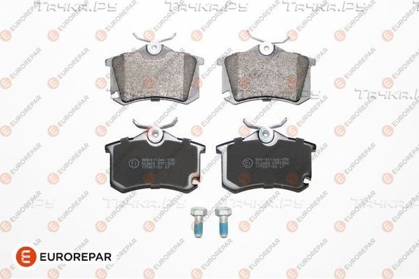 Тормозные колодки Eurorepar. Артикул 1617250080