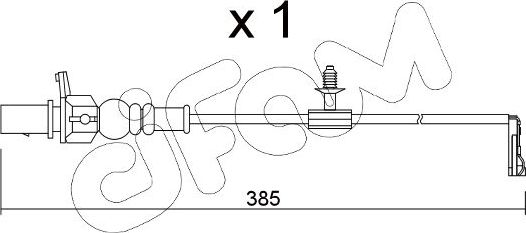 Датчик износа тормозных колодок  Metelli. Артикул SU.348