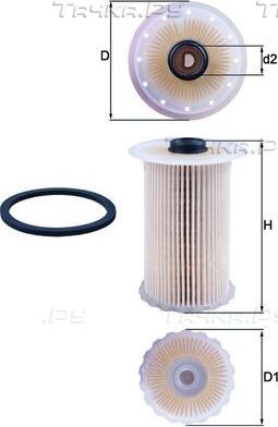 Топливный фильтр Mahle для Ford Focus II 2004-2012. Артикул KX 229D