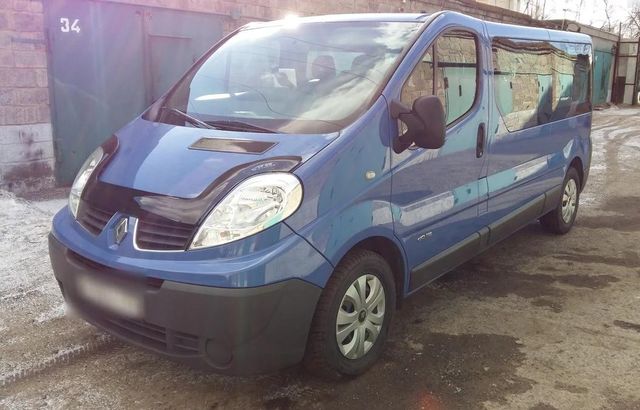 Дефлектор VT52 для капота Renault Trafic II 2001-2014. Артикул RL14VT