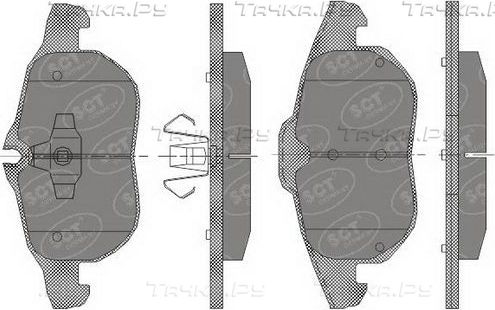 Тормозные колодки SCT-Germany. Артикул SP 431 PR