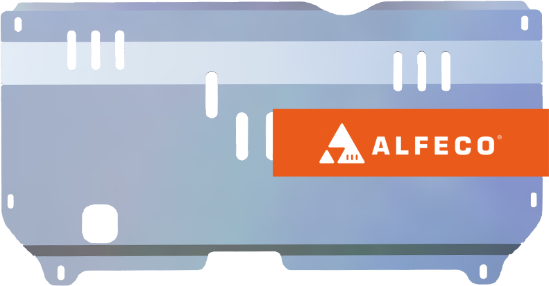 Защита алюминиевая Alfeco для картера и КПП Citroen С3 2009-2016. Артикул ALF.04.09al