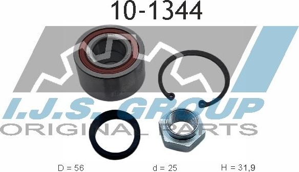 Ступичный подшипник (комплект) IJS Group Technology & Quality. Артикул 10-1344