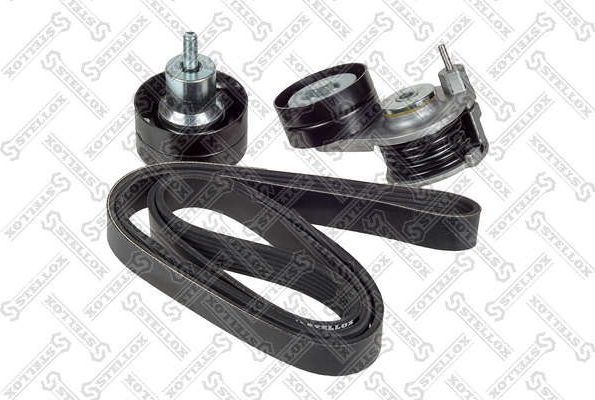 Приводной ремень поликлиновой с роликами (комплект) Stellox. Артикул 81-22901-SX