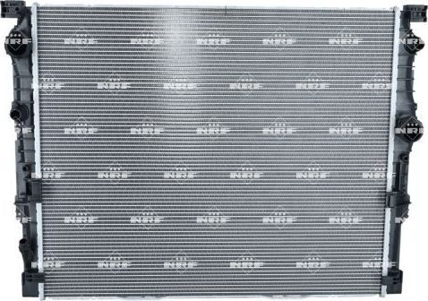 Радиатор охлаждения двигателя NRF (алюминий). Артикул 550309