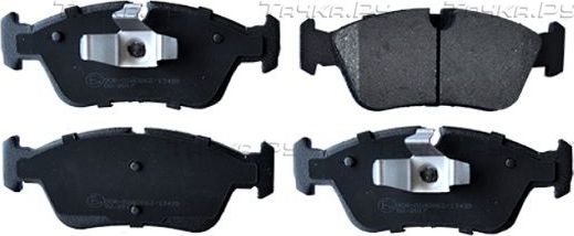 Тормозные колодки ASAM передние для BMW 1 I (E81/E82/E87/E88) 2004-2012. Артикул 55434
