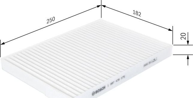 Салонный фильтр Bosch. Артикул 1 987 435 075