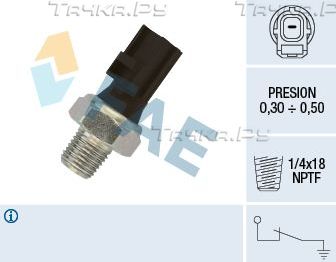 Датчик давления масла FAE для Ford Tourneo Connect I 2002-2013. Артикул 12610