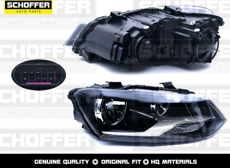 ФАРА ПРАВАЯ VOLKSWAGEN POLO SEDAN 15-20 (Schoffer). Артикул SHF12005