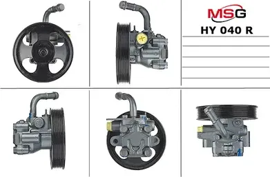 Насос ГУР восстановленный Hyundai Sonata IV 1998-2004, Hyundai Santa Fe 2001-200 (MSG). Артикул HY040R