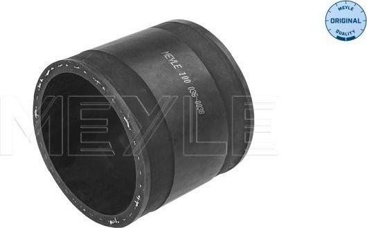 Патрубок интеркулера Meyle (AEM (этилен-акрилатный каучук)). Артикул 100 036 0038