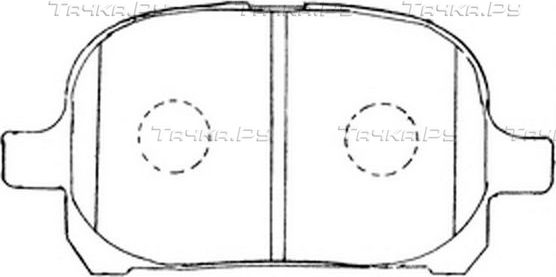 Тормозные колодки FIT передние для Toyota Avalon I 1996-1999. Артикул FP0707