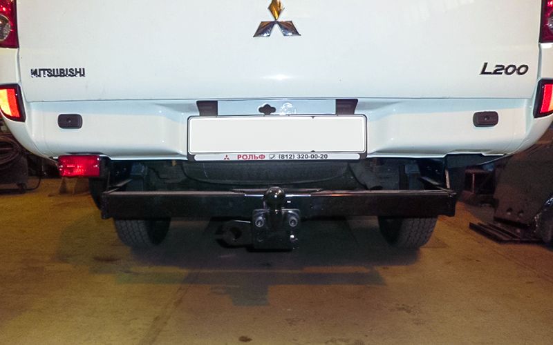 Фаркоп Baltex для Mitsubishi L200 IV 2006-2015. Фланцевое крепление. Артикул 14195621