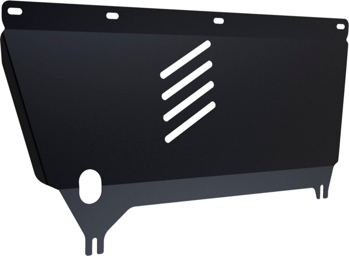 Защита АвтоБРОНЯ для картера и КПП Peugeot 207 2006-2013. Артикул 111.01202.1