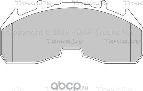 1545001* Комплект тормозных колодок Scania WVA 29332 TRP. Артикул 1545001