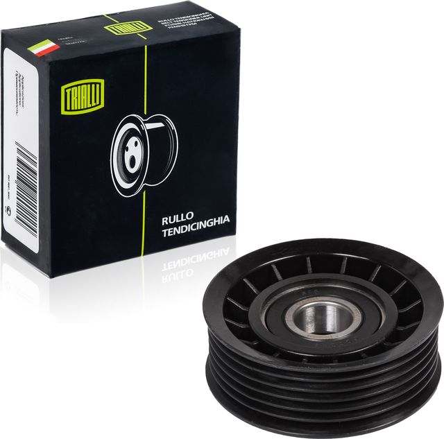 Направляющий (ведущий) ролик приводного поликлинового ремня Trialli для Cadillac CTS I 2005-2007. Артикул CM 0533