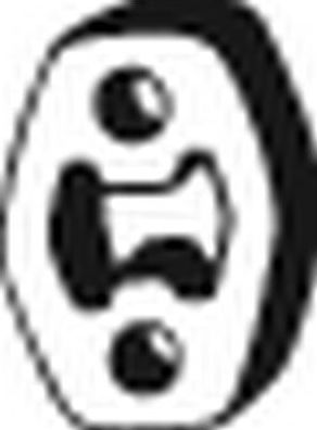 Кронштейн глушителя Bosal (Бельгия). Артикул 255-047