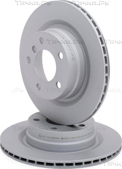 Тормозной диск Bosch задний для BMW 2 F22 2013-2021. Артикул 0 986 479 044