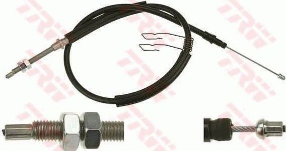 Трос ручника (тросик ручного тормоза) TRW. Артикул GCH1448