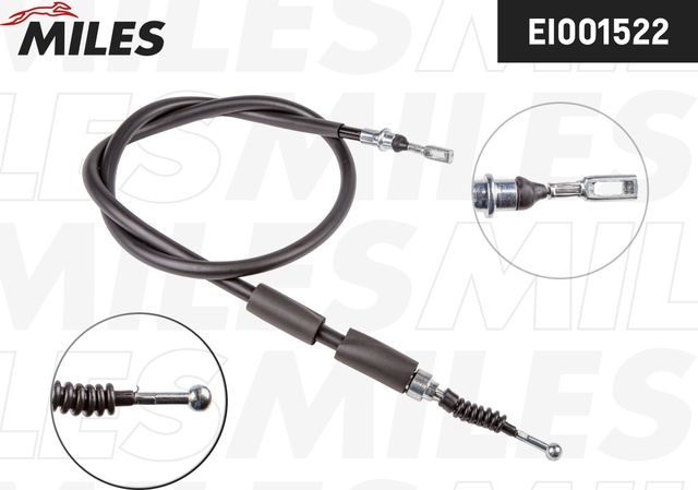 Трос ручника (тросик ручного тормоза) Miles задний правый/левый для SEAT Alhambra I 1996-2010. Артикул EI001522