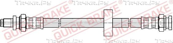 Тормозной шланг Quick Brake задний правый/левый для Smart Fortwo I (W450) 1998-2007. Артикул 32.120