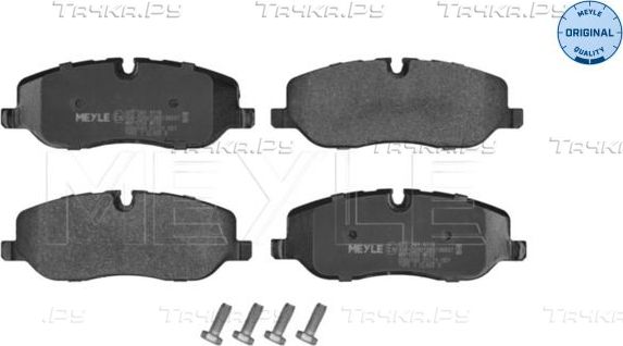 Тормозные колодки Meyle Original. Артикул 025 241 9118