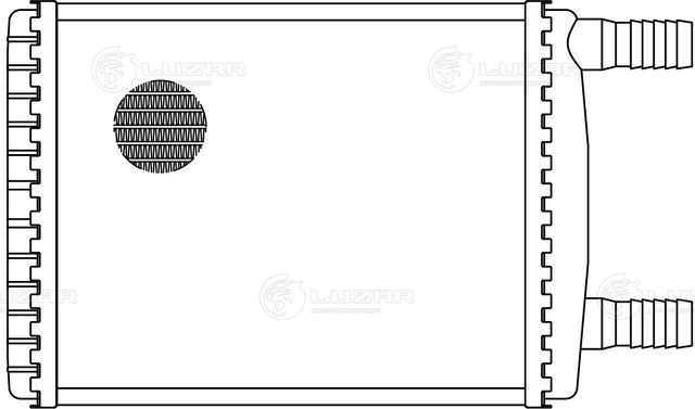 Радиатор отопителя (печки) Luzar для ГАЗ ГАЗель 2003-2013. Артикул LRh 0360