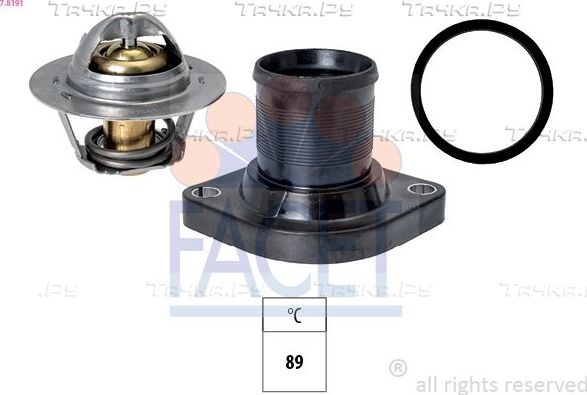Термостат Facet Made in Italy - OE Equivalent для Peugeot Expert I 2000-2006. Артикул 7.8191