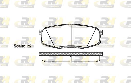 Тормозные колодки RoadHouse. Артикул 21272.00