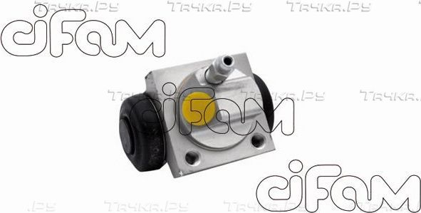 Тормозной цилиндр Cifam (алюминий) задний правый для Smart Fortwo I (W450) 2004-2007. Артикул 101-981