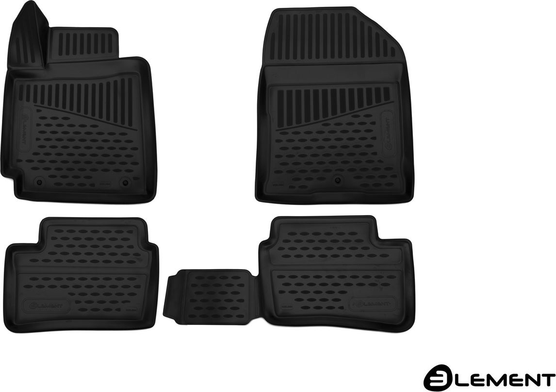 Коврики Element для салона Kia Picanto III хэтчбек 2017-2026. Артикул ELEMENT3D2564210
