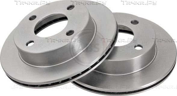 Тормозной диск ABS передний для Nissan Micra K10 1988-1992. Артикул 16156