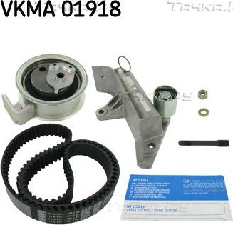 Ремень ГРМ с роликами (комплект) SKF для Audi A4 III (B7) 2002-2009. Артикул VKMA 01918