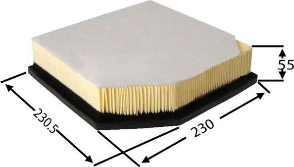 Воздушный фильтр JS Asakashi. Артикул A1522