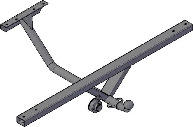 Фаркоп Трейлер для ВАЗ Нива 2121, 21213, 21214, 21214М 1977-2026. Артикул 2121.01