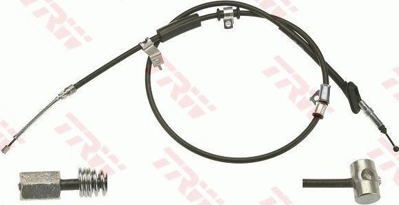 Трос ручника (тросик ручного тормоза) TRW задний левый для Rover 200 III (R3) 1995-2000. Артикул GCH264