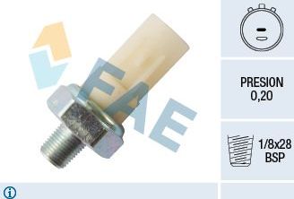 Датчик давления масла FAE. Артикул 12991