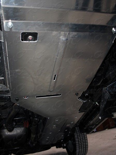 Защита алюминиевая ТСС (4 мм) для переднего моста Haval H9 2017-2026. Артикул ZKTCC00409