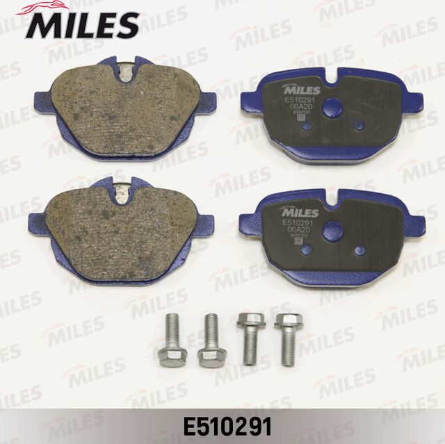 Тормозные колодки Miles (Керамика). Артикул E510291