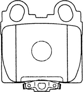 Тормозные колодки FIT задние для Lexus GS II 1997-2004. Артикул FP0771