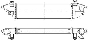 Интеркулер NRF для Fiat Fullback I 2016-2025. Артикул 309113