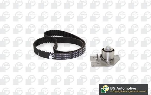 Ремень ГРМ с роликами (комплект) BGA. Артикул TB7306K
