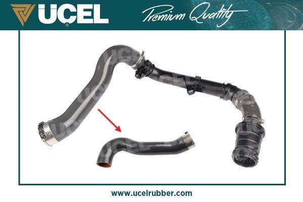 Патрубок интеркулера Ucel для Renault Grand Scenic IV 2016-2026. Артикул 16075