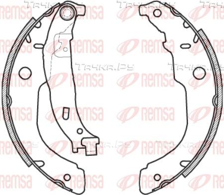 Тормозные колодки Remsa задние для Citroen C3 II 2009-2016. Артикул 4212.00