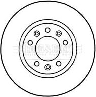 Тормозной диск Borg & Beck. Артикул BBD4697
